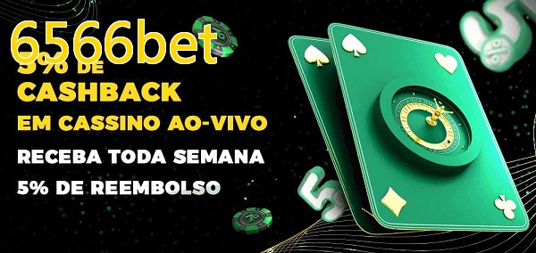 Promoções do cassino ao Vivo 6566bet